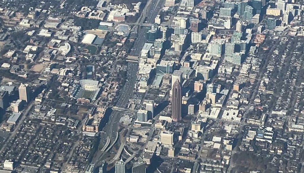 Over Downtown ATL