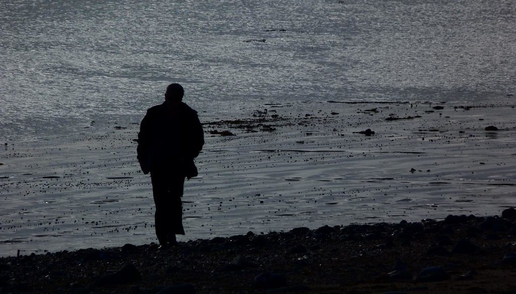 Silhouette from the Sea