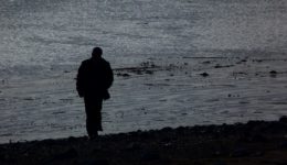 Silhouette from the Sea