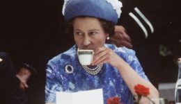 Queen Drinking Coffee (2)